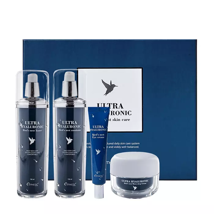 Антивозрастной набор для лица Esthetic House Ultra Hyaluronic Acid Bird's Nest Skin Care Set